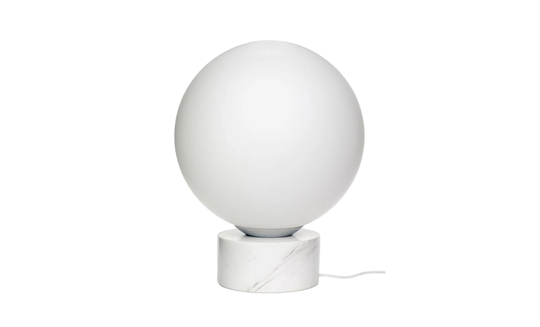 FÖNSTERLAMPA Vit Marmor