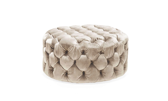 BELGRAVIA Sittpuff Velvet Sand