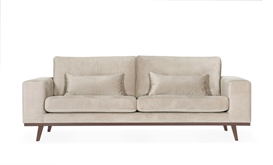 STOCKHOLM 3-sits soffa Velvet Edition Greige