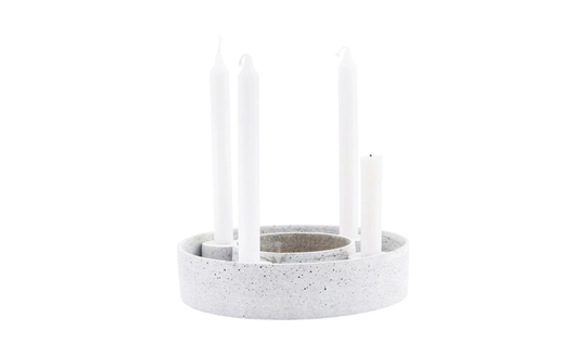 THE RING Ljusstake Grå S