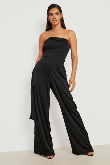 Jumpsuit I Satin Med Vida Ben, Black