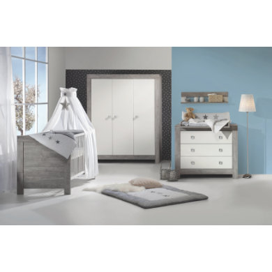 Schardt Barnkammare Nordic Driftwood 3-dörrars