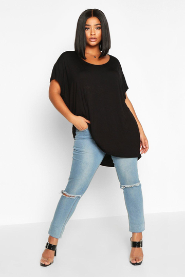 Plus - Oversize T-Shirt, Black