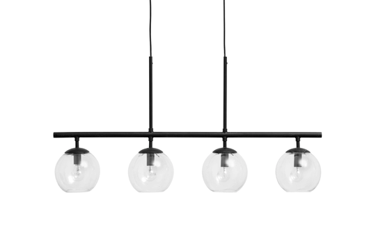GLOBE Taklampa Svart