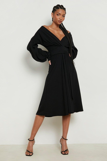 Tall - Blus Med Bara Axlar, Black
