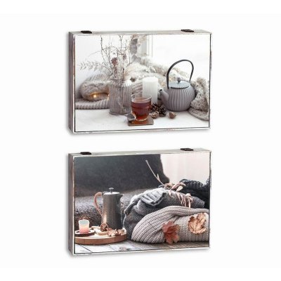 Omslag DKD Home Decor Orientalisk Räknare 46,5 x 6 x 31,5 cm 2 antal Trä MDF
