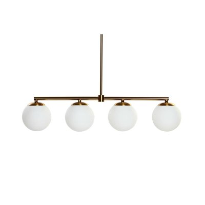 Taklampa DKD Home Decor Gyllene Vit 220 V (70 x 19 x 15 cm)