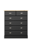 Byrå Naja, 4 stora + 2 små lådor