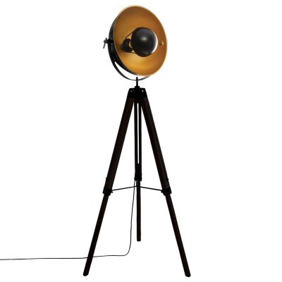 Golvlampa Atmosphera Loft Lahti Tripod Svart Metall (156,5 x 65 x 57 cm)