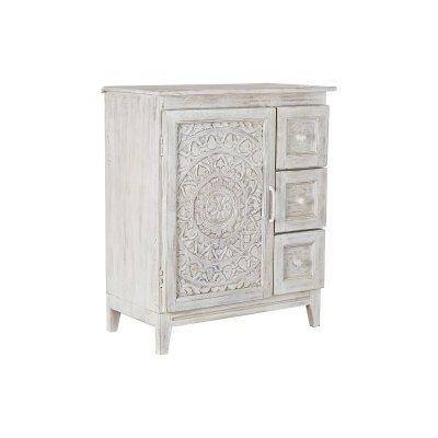 Skänk DKD Home Decor Vit Mangoträ (72 x 40 x 87 cm)
