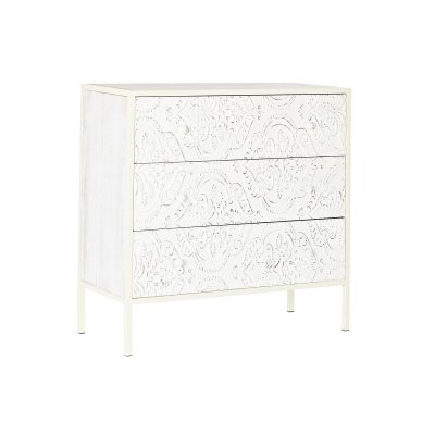 Kommod DKD Home Decor Gran MDF Vit Arab (80 x 34 x 80 cm)