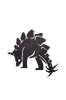 Väggdekor Dinosaurie B50xD0,15xH42 cm
