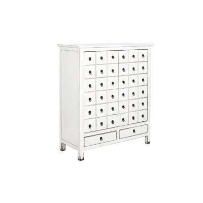 Byrå DKD Home Decor Vit Orientalisk Alm (102 x 42 x 120 cm)