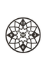 Klocka Geometrisk Blomma