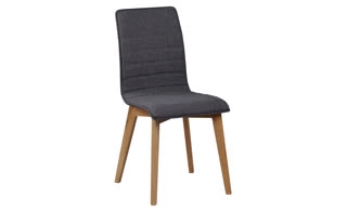 STARBY Stol Mörkgrå/Ek