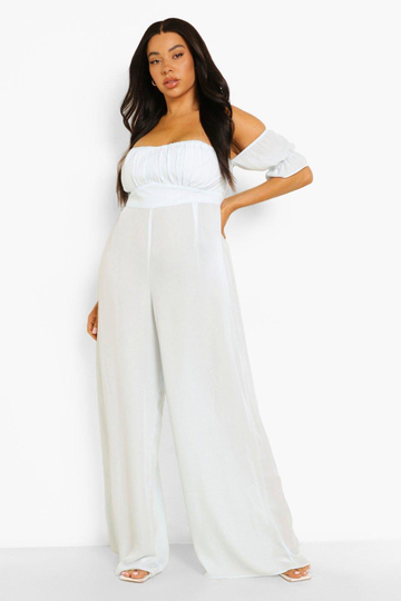Plus - Off Shoulder-Jumpsuit Med Vida Ben
