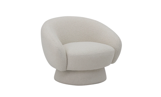 TED Loungestol Boucle Vit