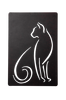 Väggdekor Svart Katt