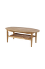 Soffbord Eklliden 140x76 ellips med hylla