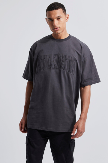 Tall - Oversized T-Shirt Med Tryck