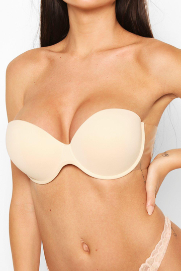 Självhäftande Bh Med Super Push-Up, Beige