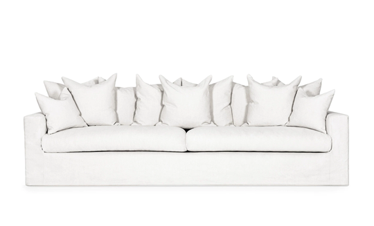 MONACO Premium 4-sitssoffa Vit