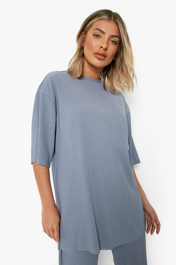 Premium Oversize Plisserad Skjorta