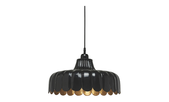 WELLS Taklampa Svart 43cm