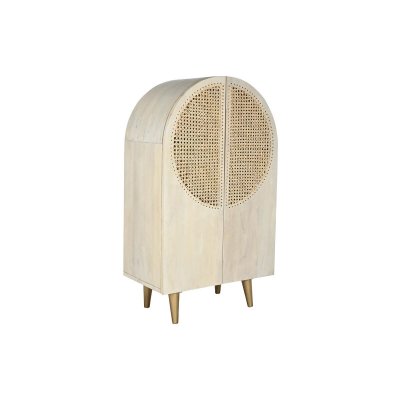 Skänk DKD Home Decor Rattan Mangoträ (80 x 45 x 140 cm)