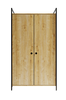 Garderob dubbel stor dörr L614
