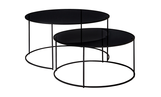 IVAN Soffbord 2-set Svart L