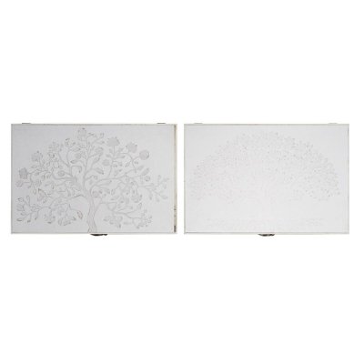 Omslag DKD Home Decor Träd Räknare 46,5 x 6 x 31,5 cm 2 antal Trä MDF