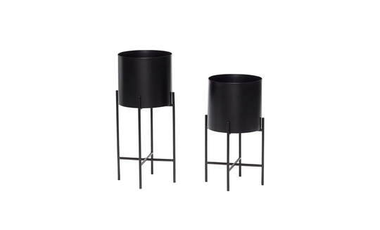 ENGLA Kruka Svart x2