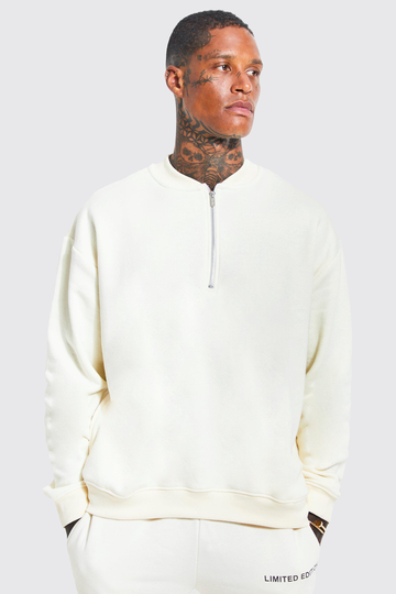 Oversized Sweatshirt, White