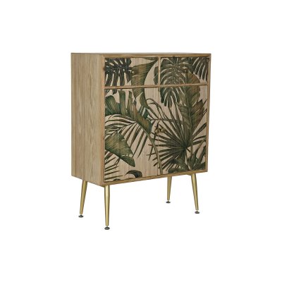 Skänk DKD Home Decor Naturell Trä MDF Järn (80 x 35 x 100 cm)