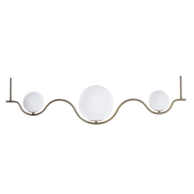 Taklampa DKD Home Decor Gyllene Vit 220W (100 x 20 x 25 cm)