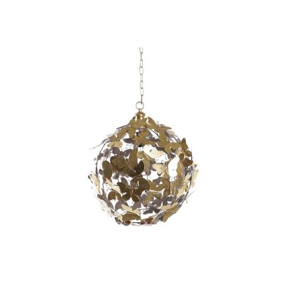 Taklampa DKD Home Decor Gyllene 220 V 50 W (42 x 42 x 49 cm)
