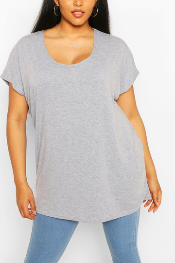 Plus - Oversize T-Shirt, Grey
