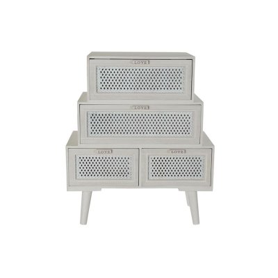Byrå DKD Home Decor Trä Vit (60 x 32,5 x 71,5 cm)