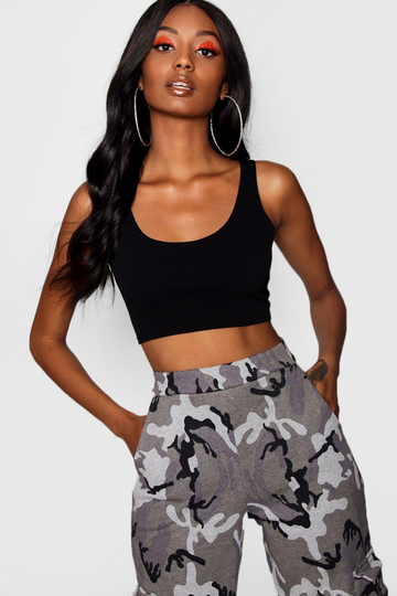 Bralette I Crepe, Black