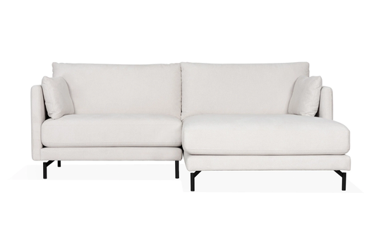 LINDE Divansoffa Höger Offwhite