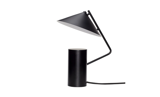 BORDSLAMPA Metall Svart