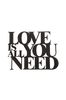 Väggdekor Ord Need