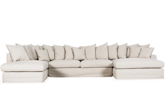 MONACO PREMIUM U-Soffa Vänster Beige