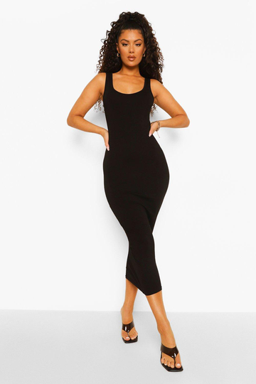 Ärmlös Bodyconklänning, Black