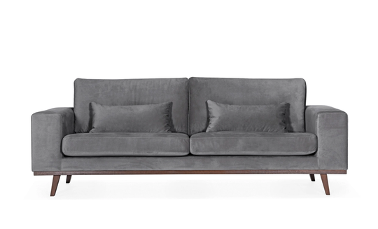 STOCKHOLM 3-sits soffa Velvet Edition Mörkgrå