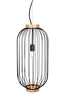Taklampa Berlin Oval Svart