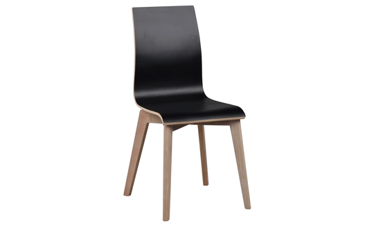 STARBY Stol Svart/Whitewash