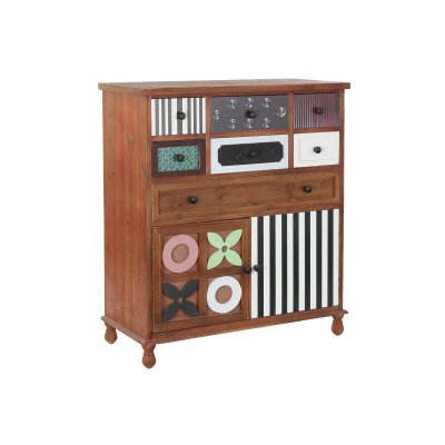 Byrå DKD Home Decor Trä Brun Multicolour Modern Trä MDF (90 x 40 x 104 cm)