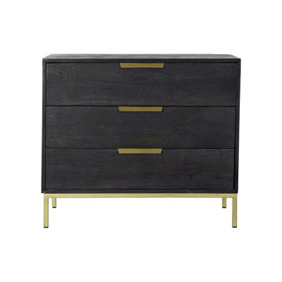 Kommod DKD Home Decor Metall Mangoträ (87 x 44 x 76 cm)